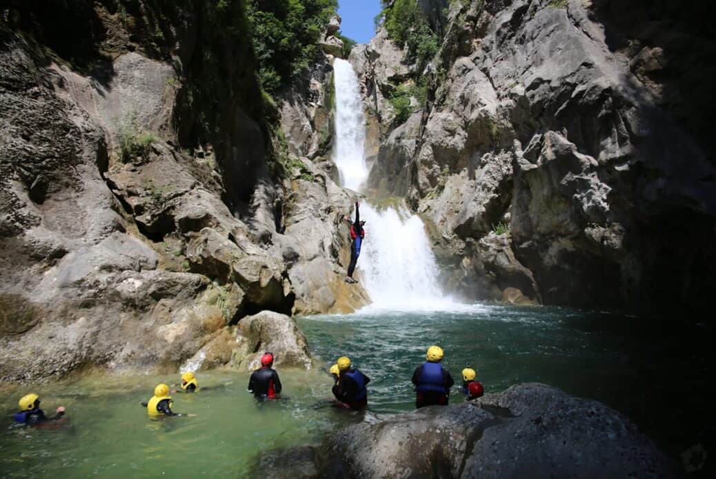 Canyoning sur la rivière Cetina