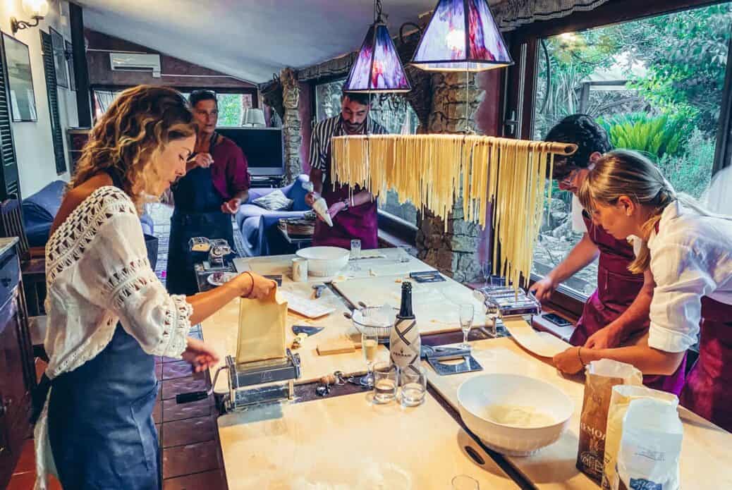 Cours de cuisine sarde et repas à Alghero