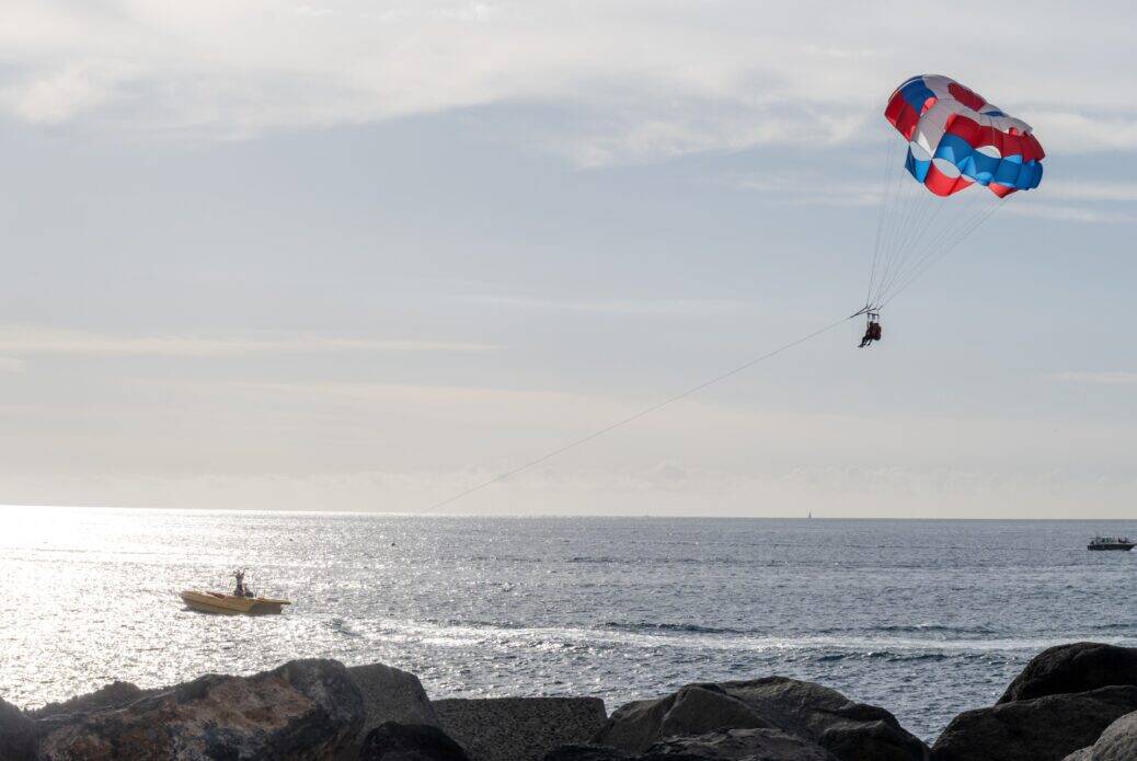 Session de parachute ascensionnel à Costa Adeje