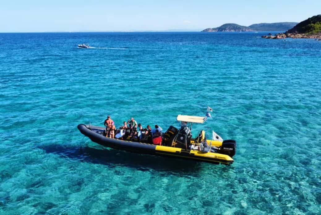 Excursion demi-journée en bateau au départ de Porto-Vecchio