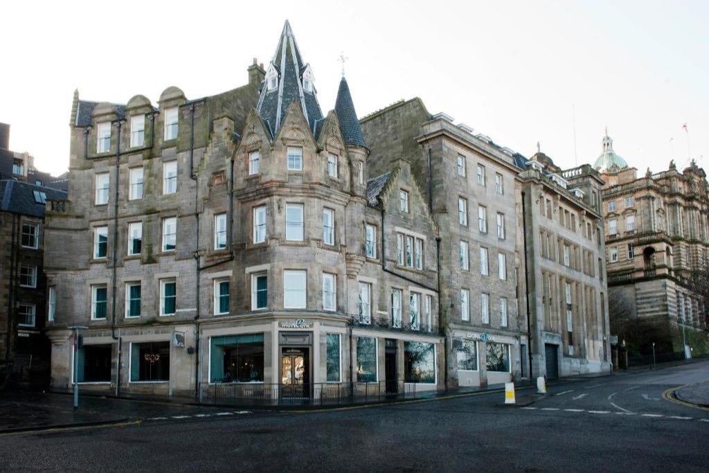 Façade du Motel One Edinburgh-Royal sur Market Street Façade du Motel One Edinburgh-Royal sur Market Street
