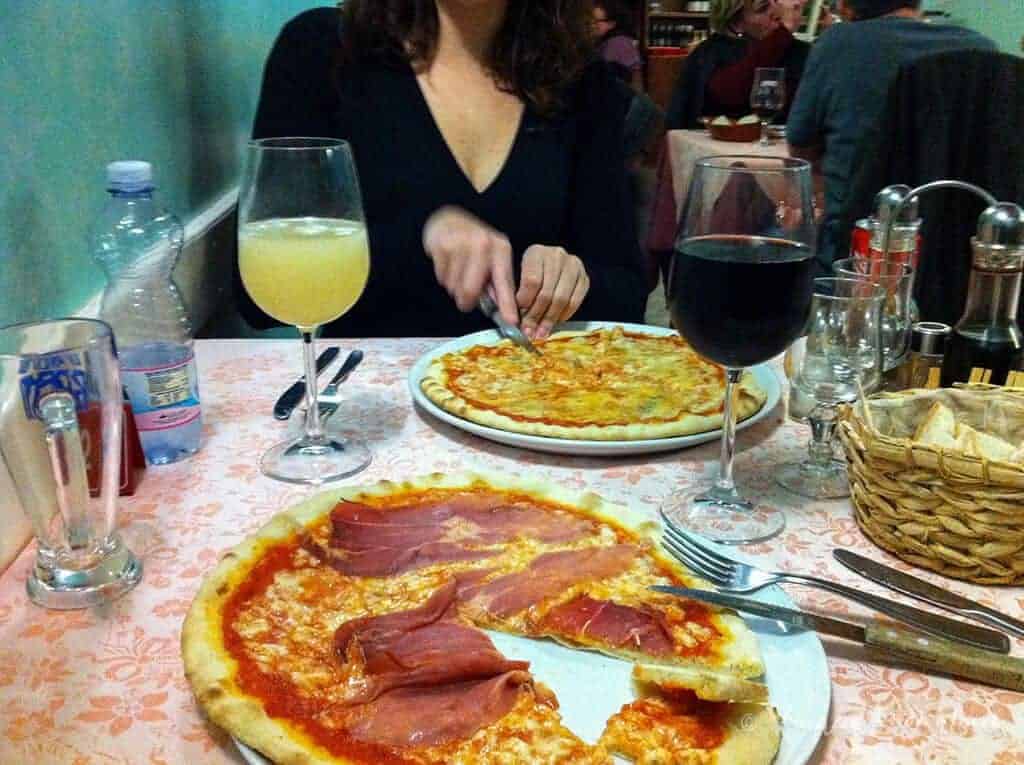 bonnes pizzas à Rome