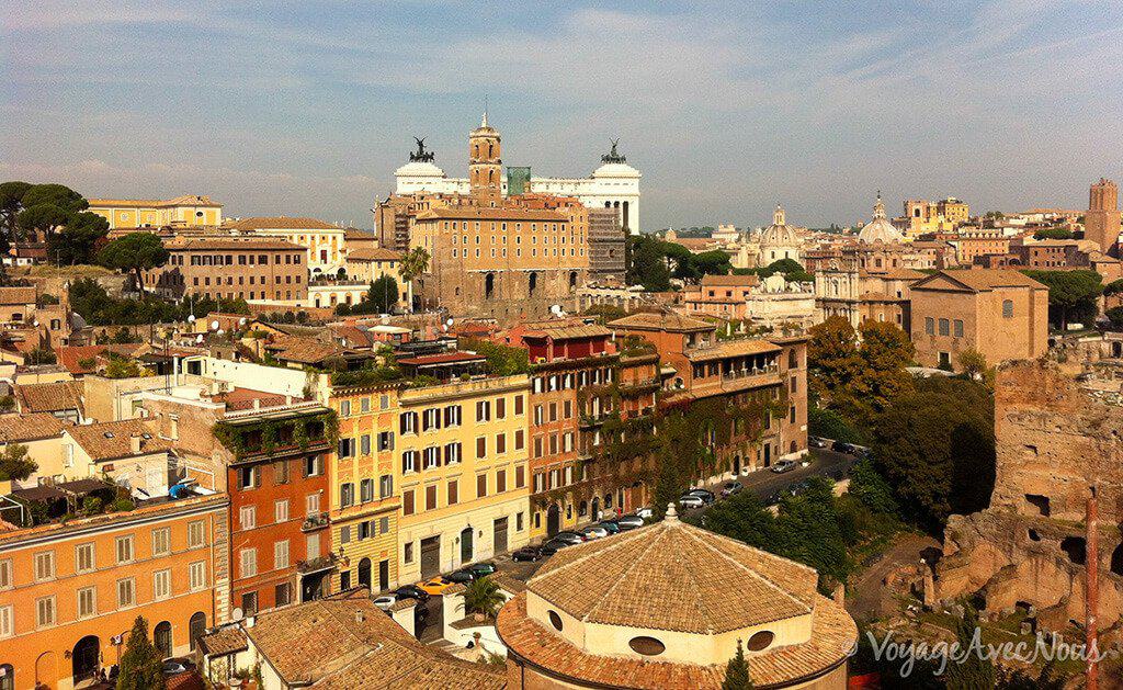 vue panoramique de Rome