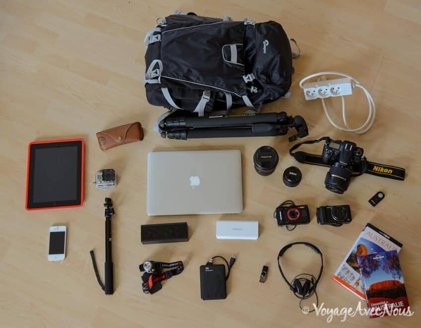 sac à dos voyage électronique