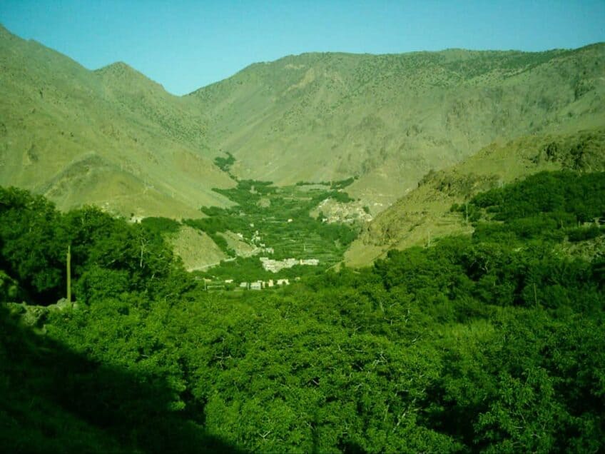 Paysages verts du Maroc