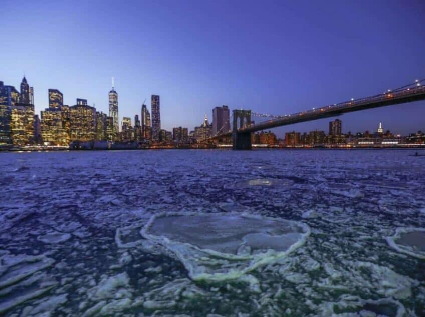 Un froid polaire sur New-York en 2015