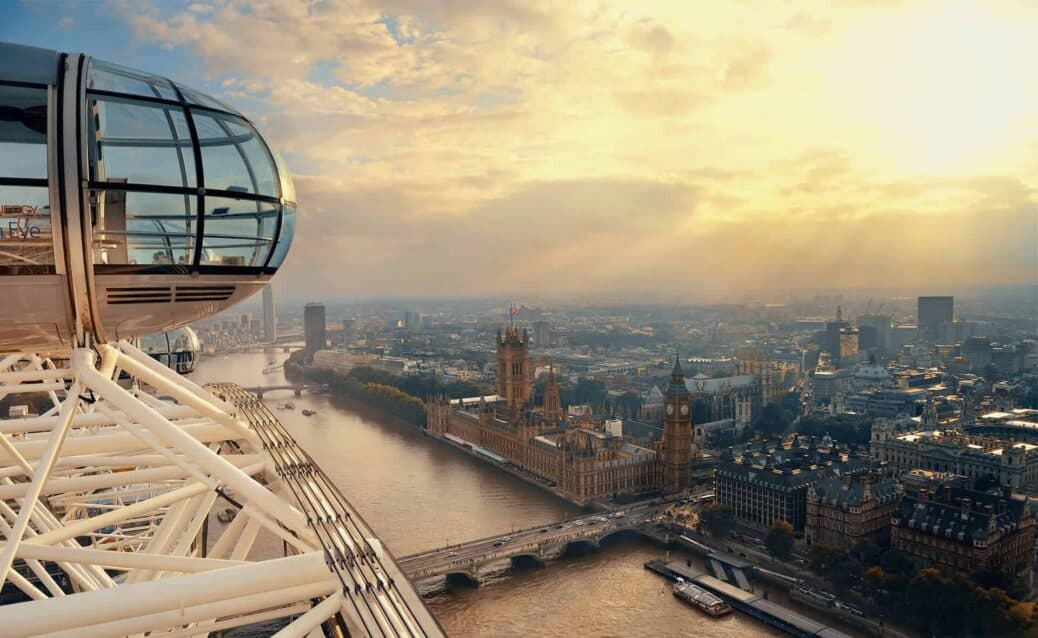 vue depuis le london eye