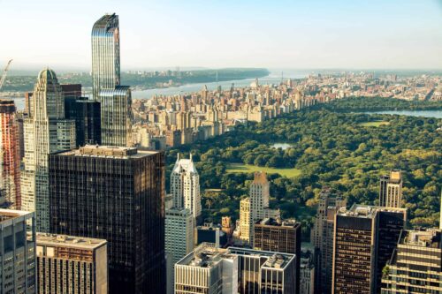 vue depuis top of the rock new york