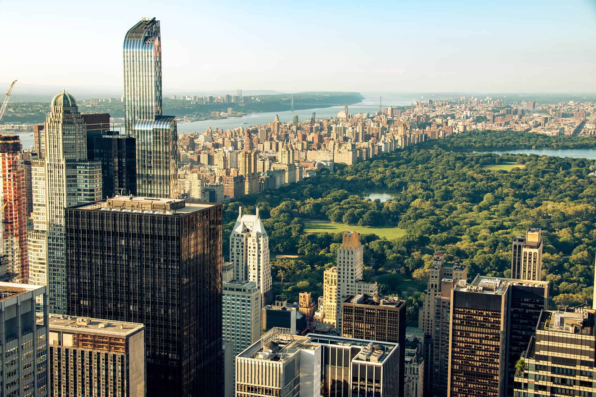 vue depuis top of the rock empire state building ou top of the rock