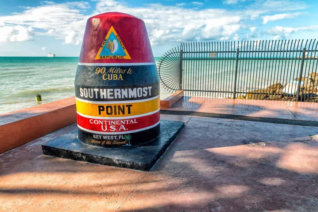 southernmost point