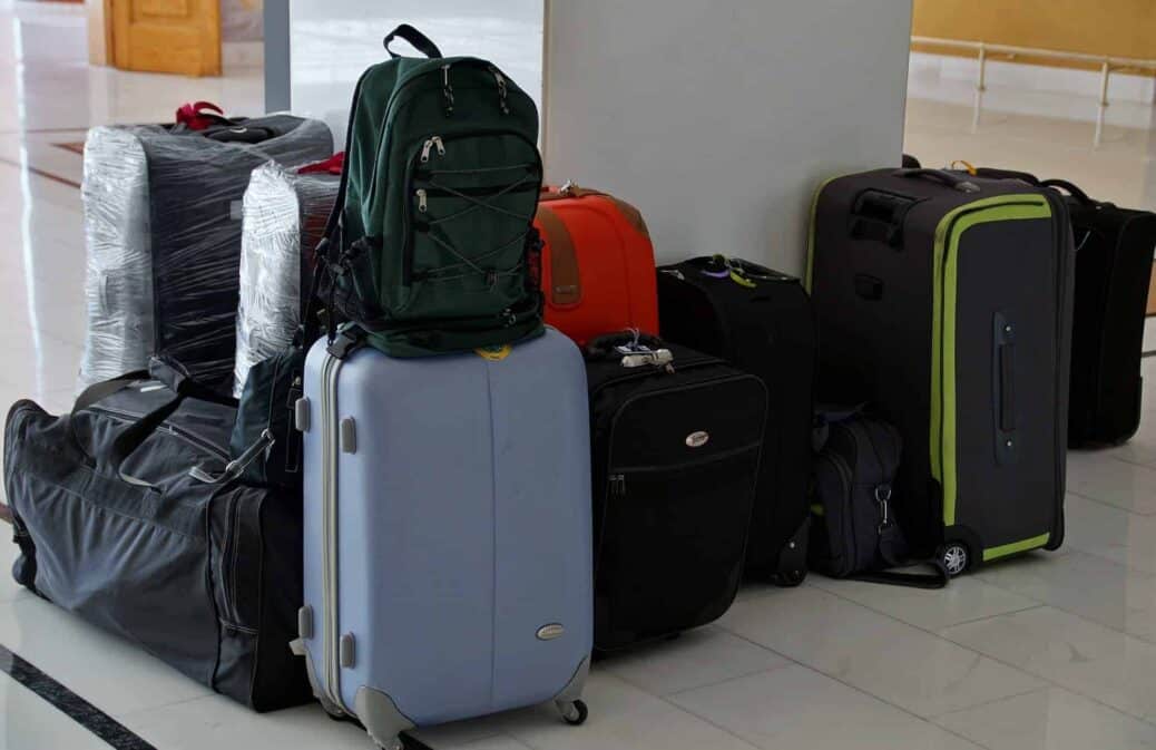 voyager avec une valise