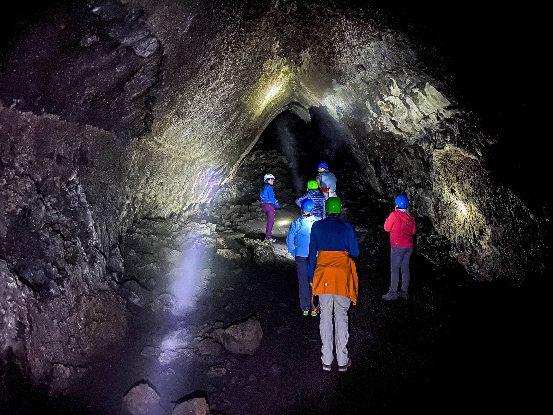 grotte de lave volcan