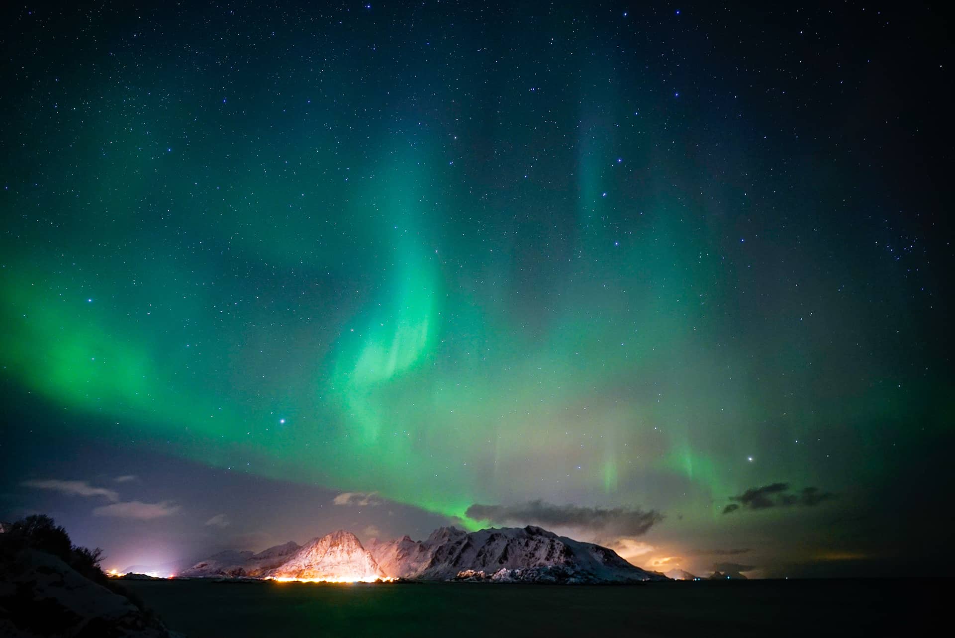 aurores boreales norvege
