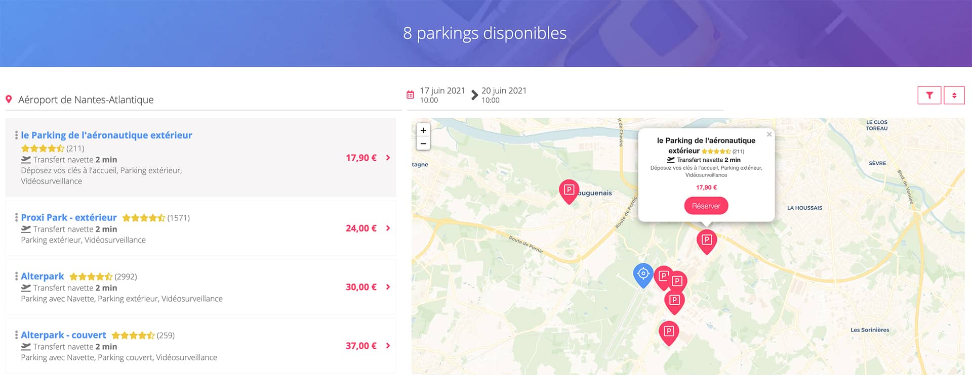 Parking aéroport Nantes pas cher, mes bons plans pour se garer