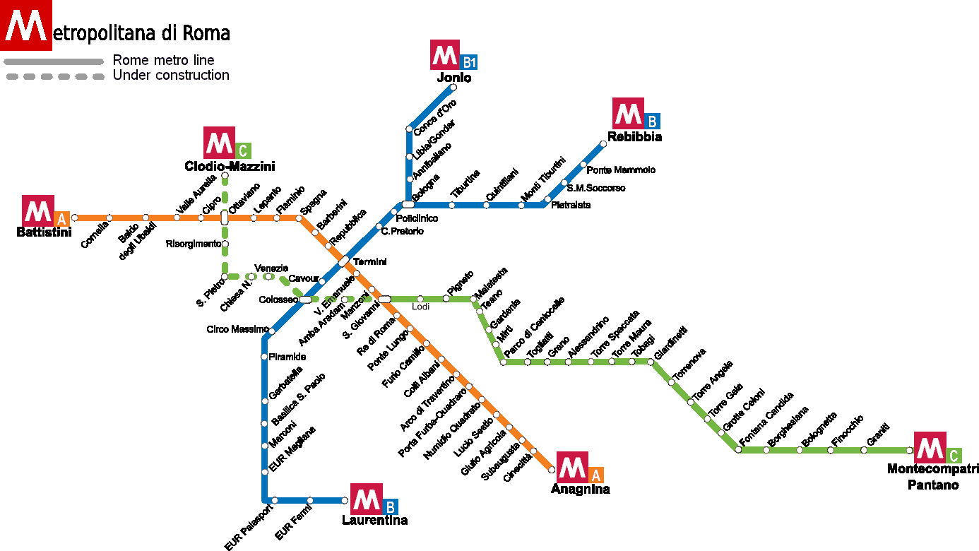 M tro De Rome Tarifs Plan D taill Et Infos Pratiques
