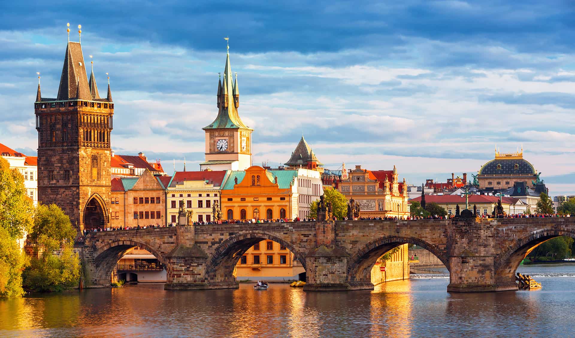 Czech Republic Prague - It is bordered by austria to the south, germany ...