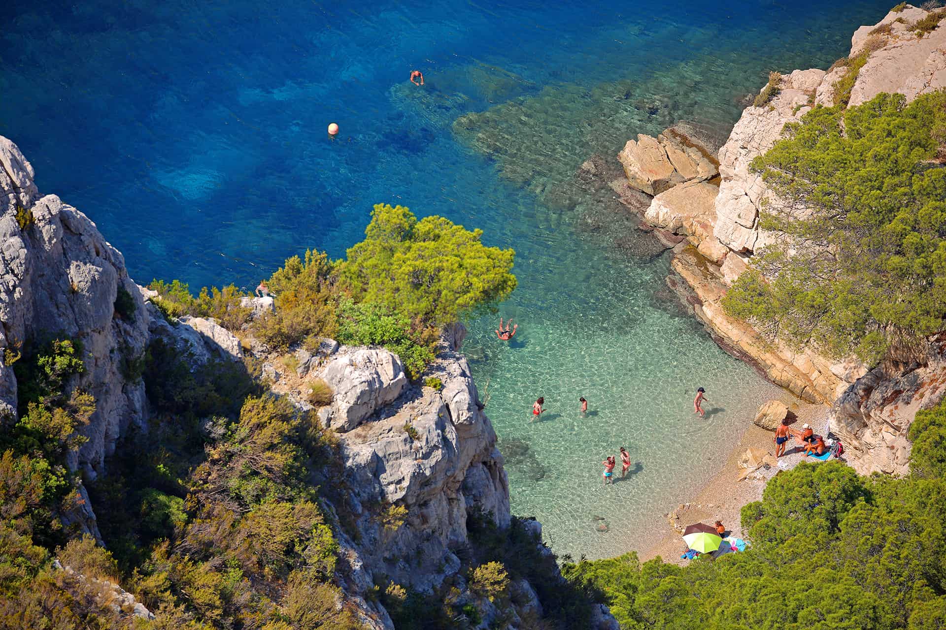 eaux turquoises morgiou