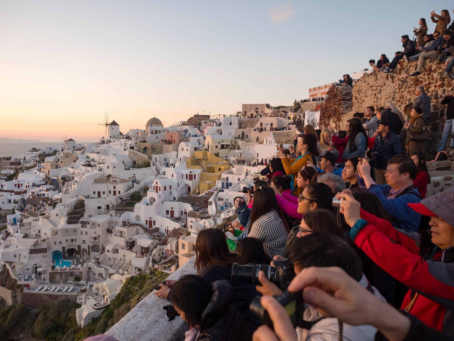 affluence touristique ete cyclades