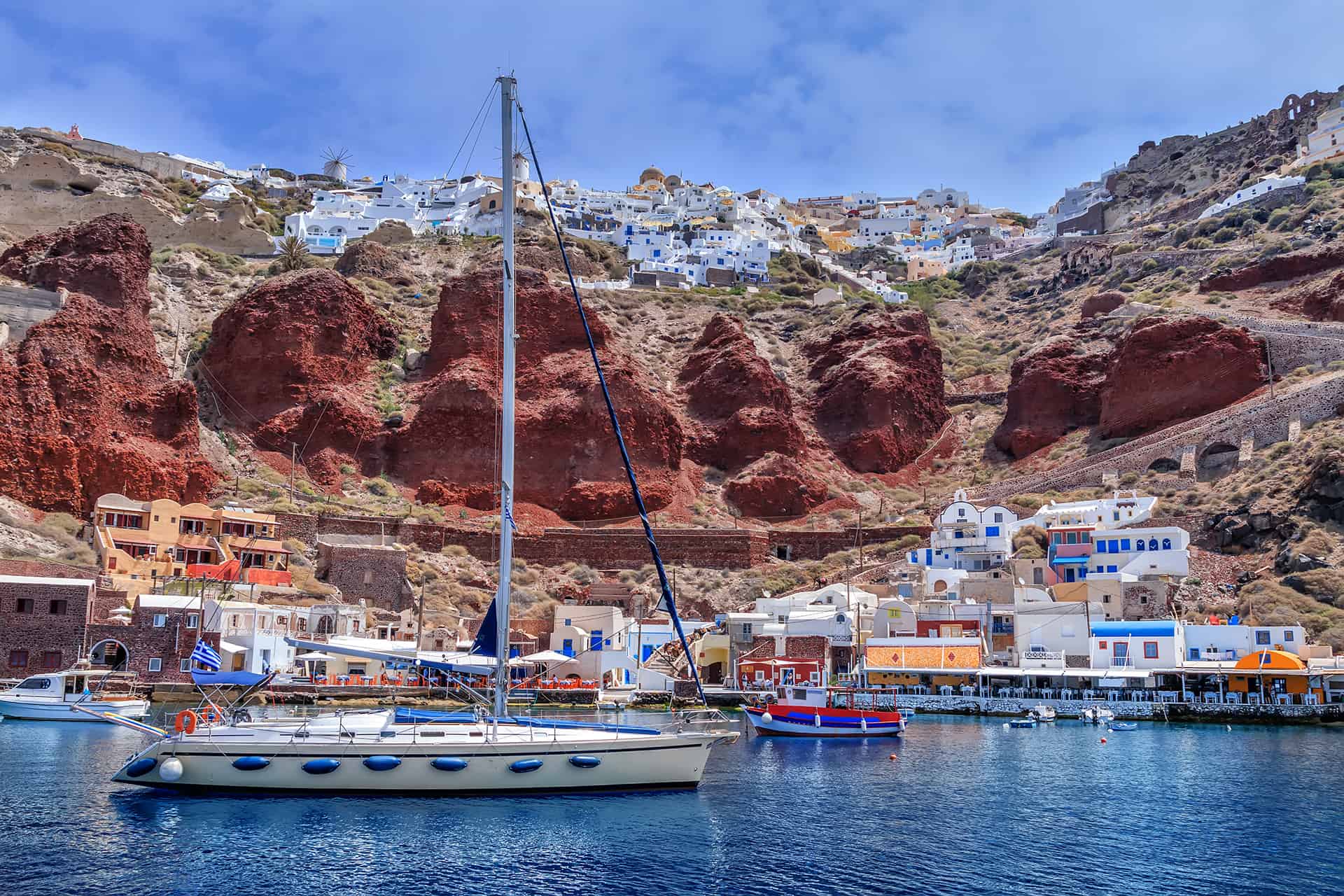 louer bateau santorin