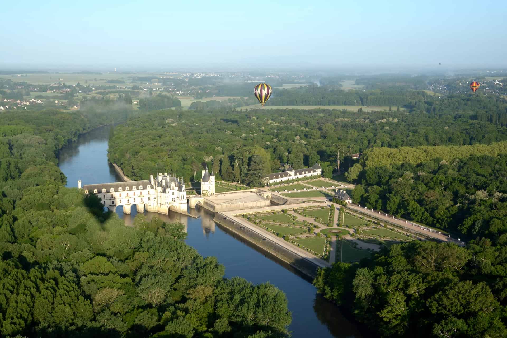 montgolfiere chateau chenonceau