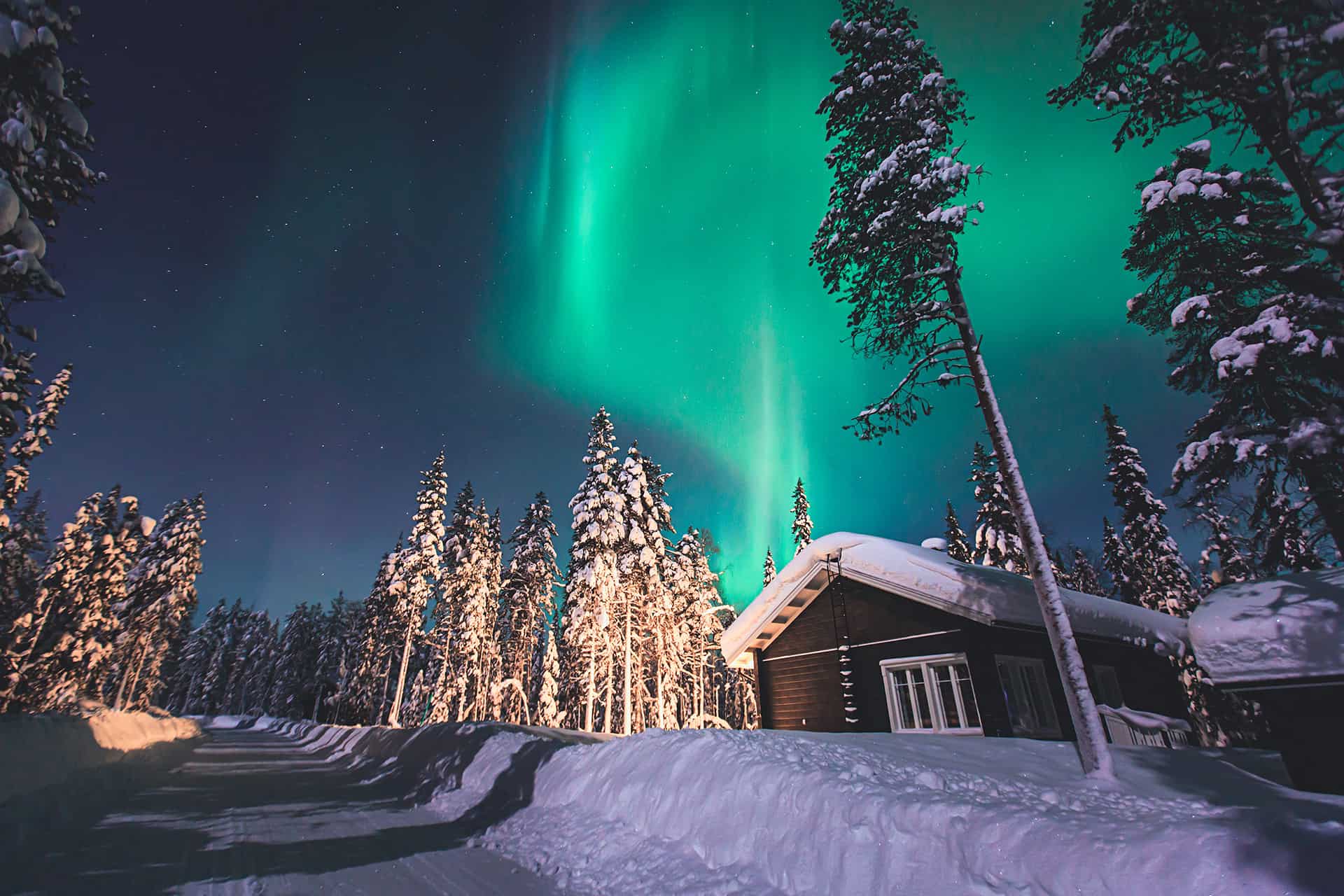 voyage en finlande aurore boreale