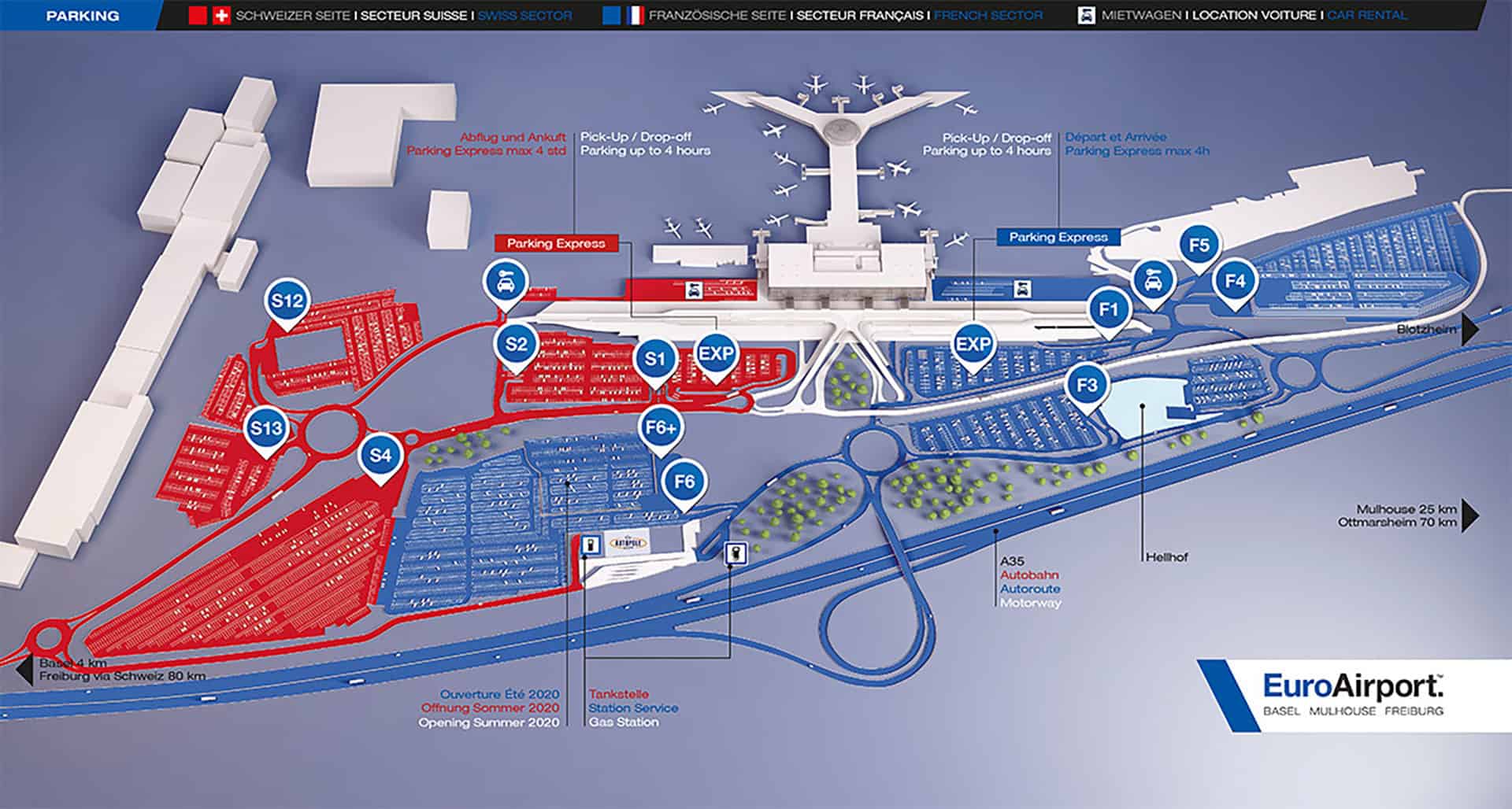 plan parking aeroport bale mulhouse
