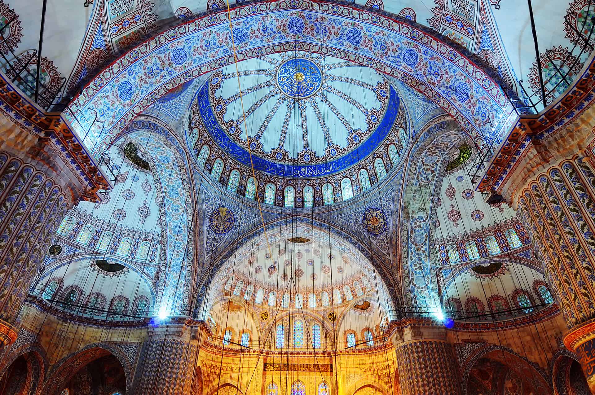 interieur mosquee bleue