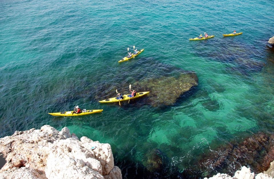 kayak dans les calanques