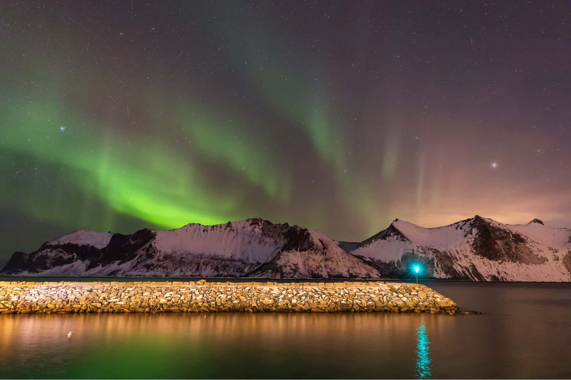 aurore boreales laponie norvegienne