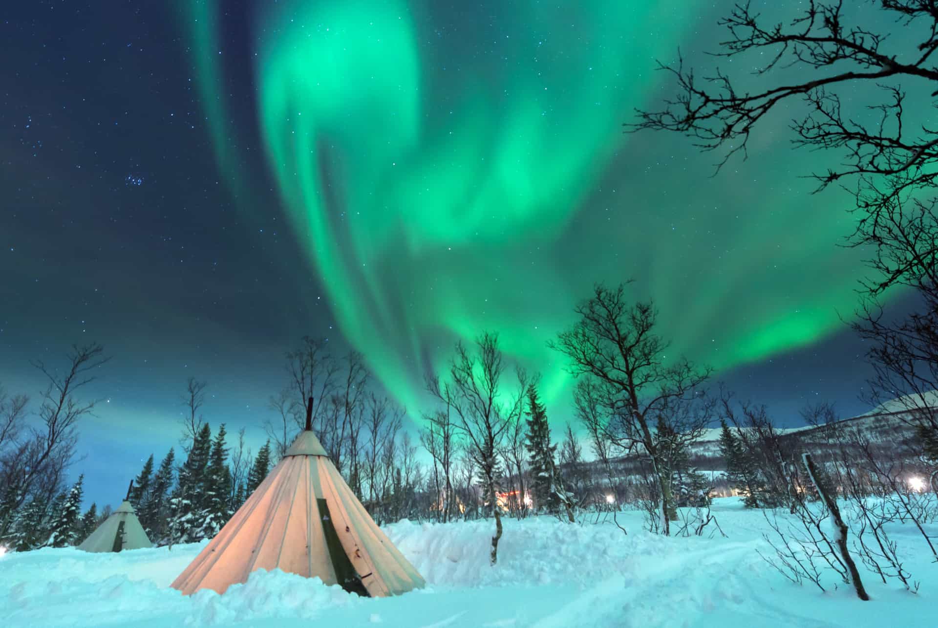 aurores boreales en islande