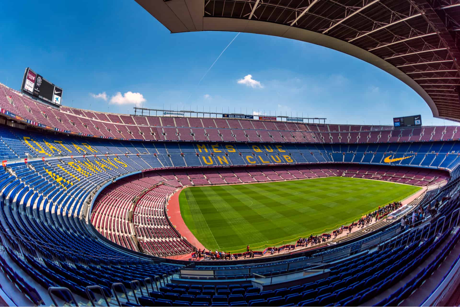 visite du camp nou