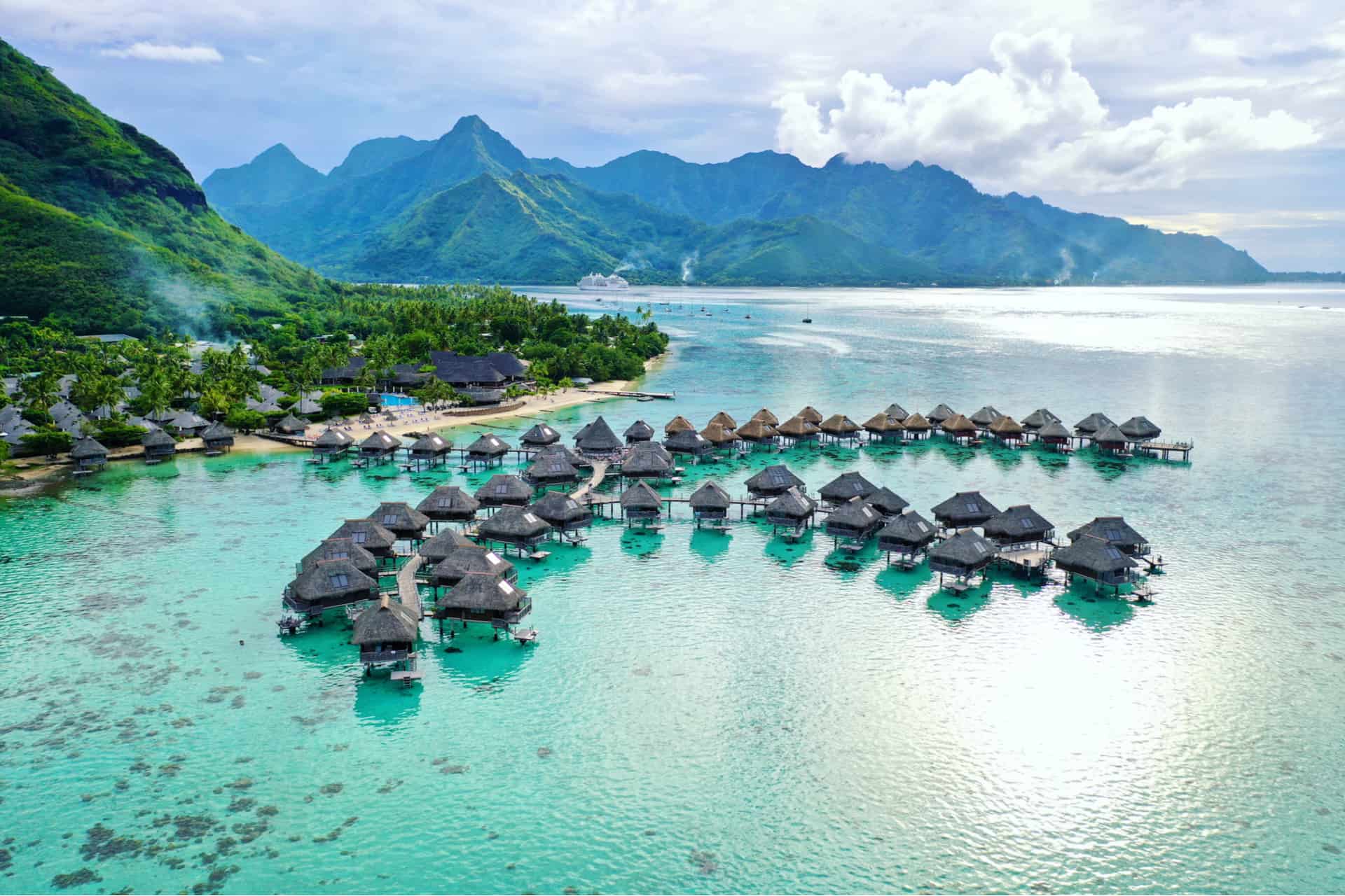 moorea vue du ciel