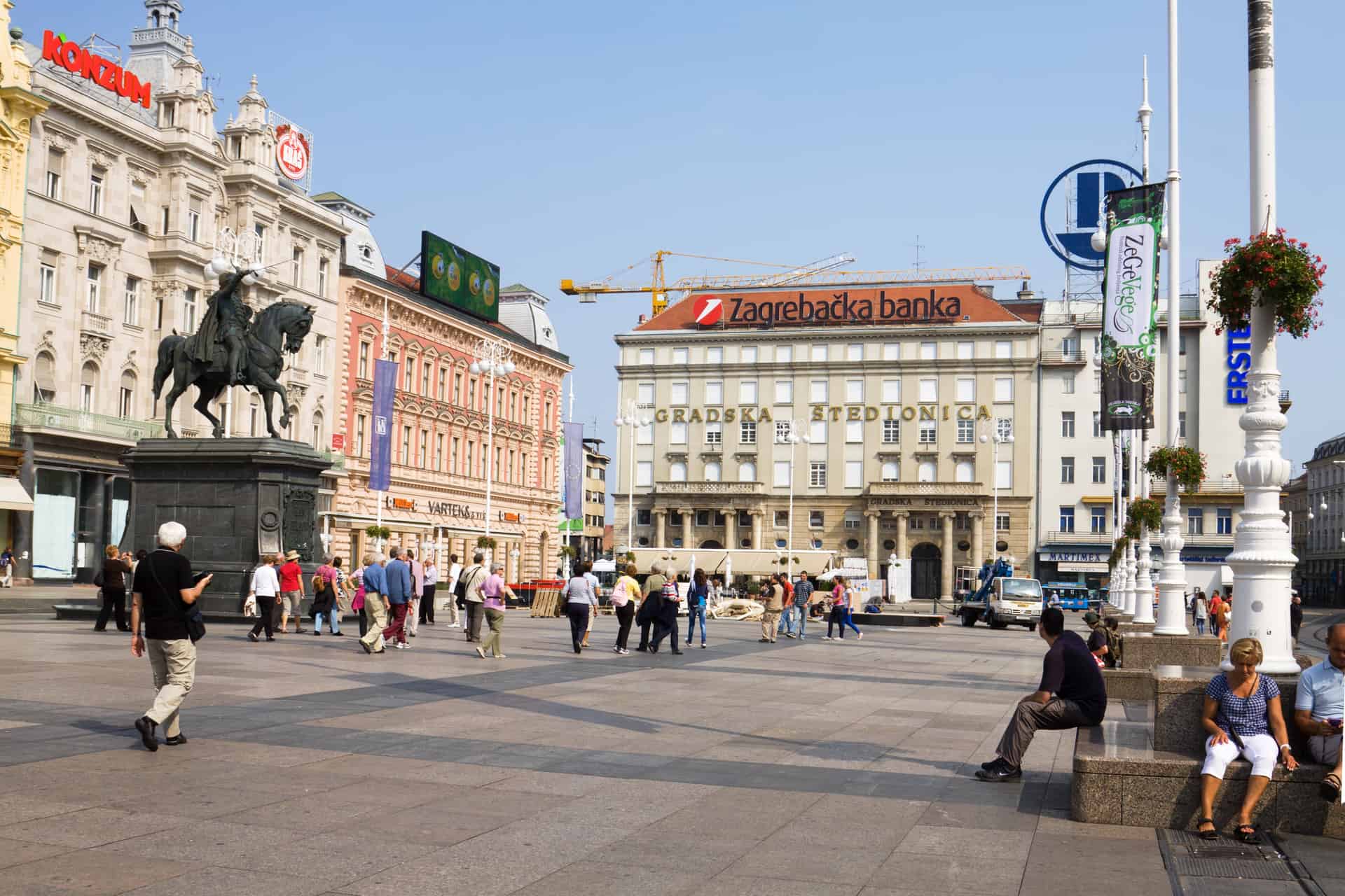 place ban josip jelacic à zagreb