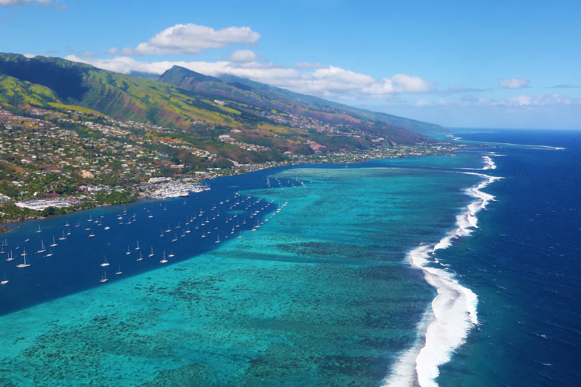tahiti vue du ciel