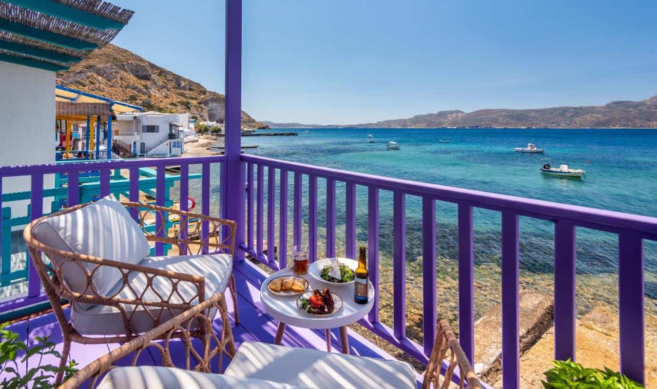 the colourful land milos