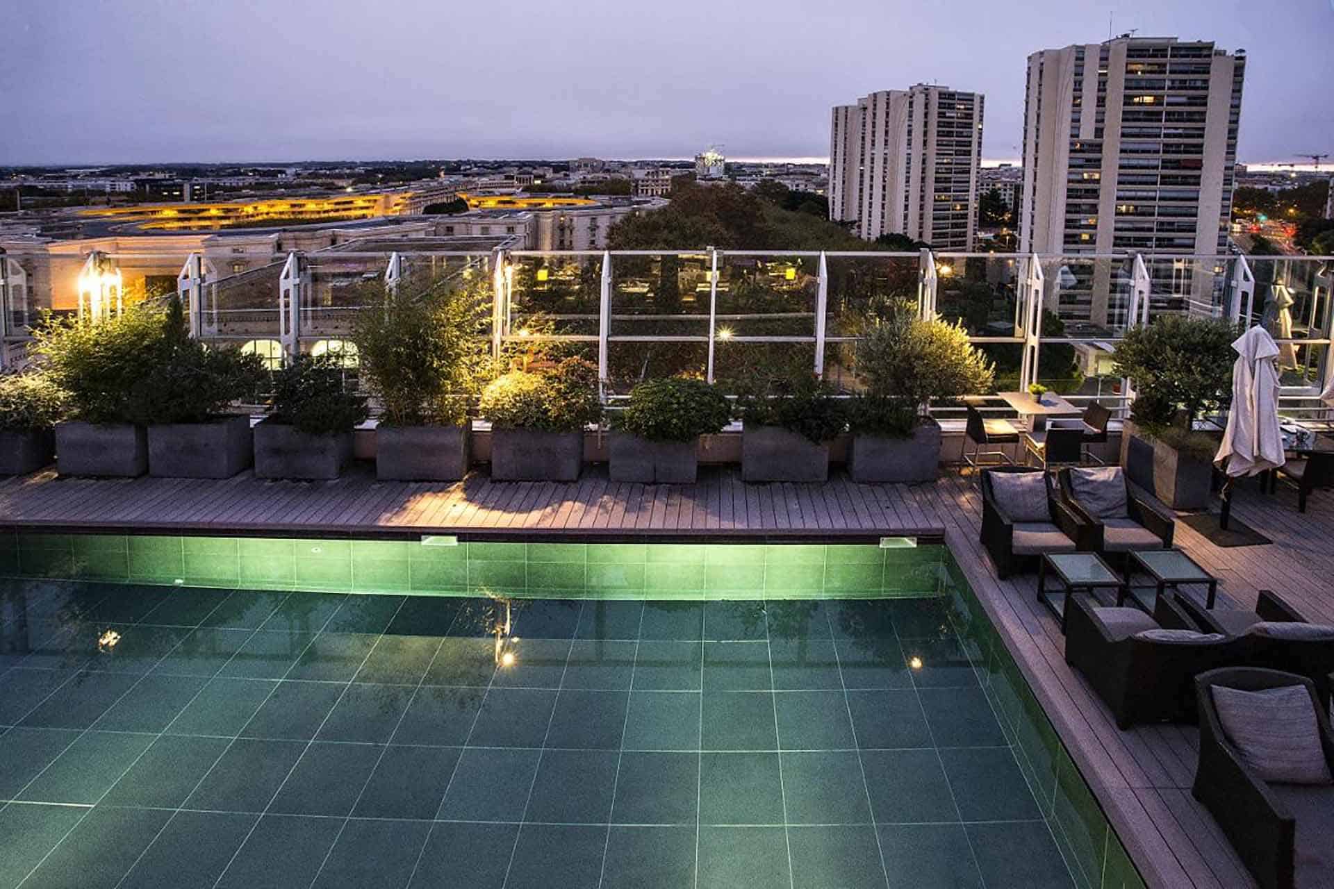 hotel rooftop montpellier