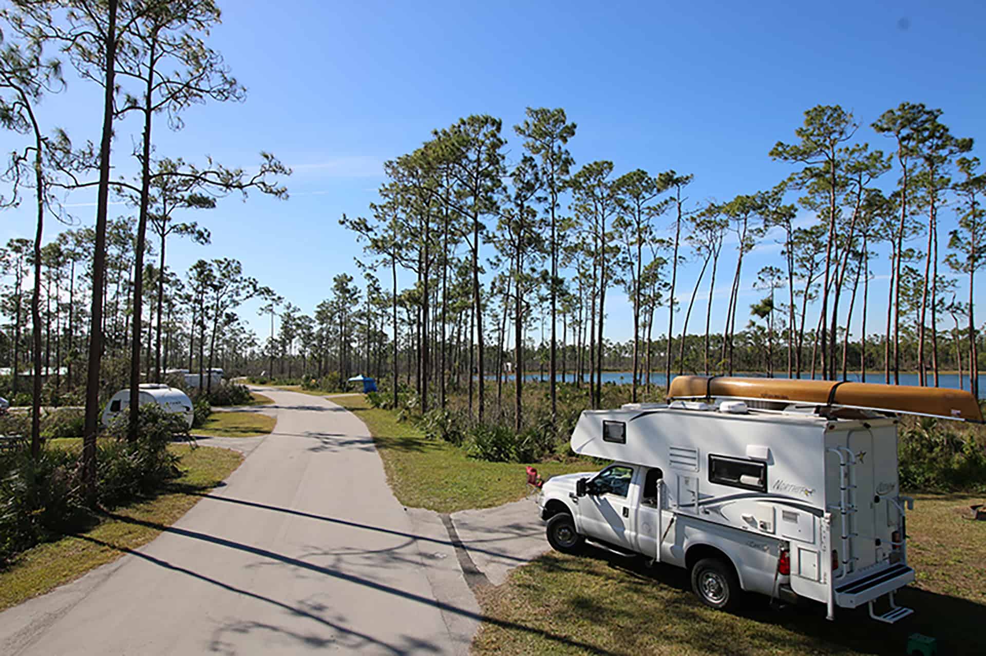 camper aux everglades