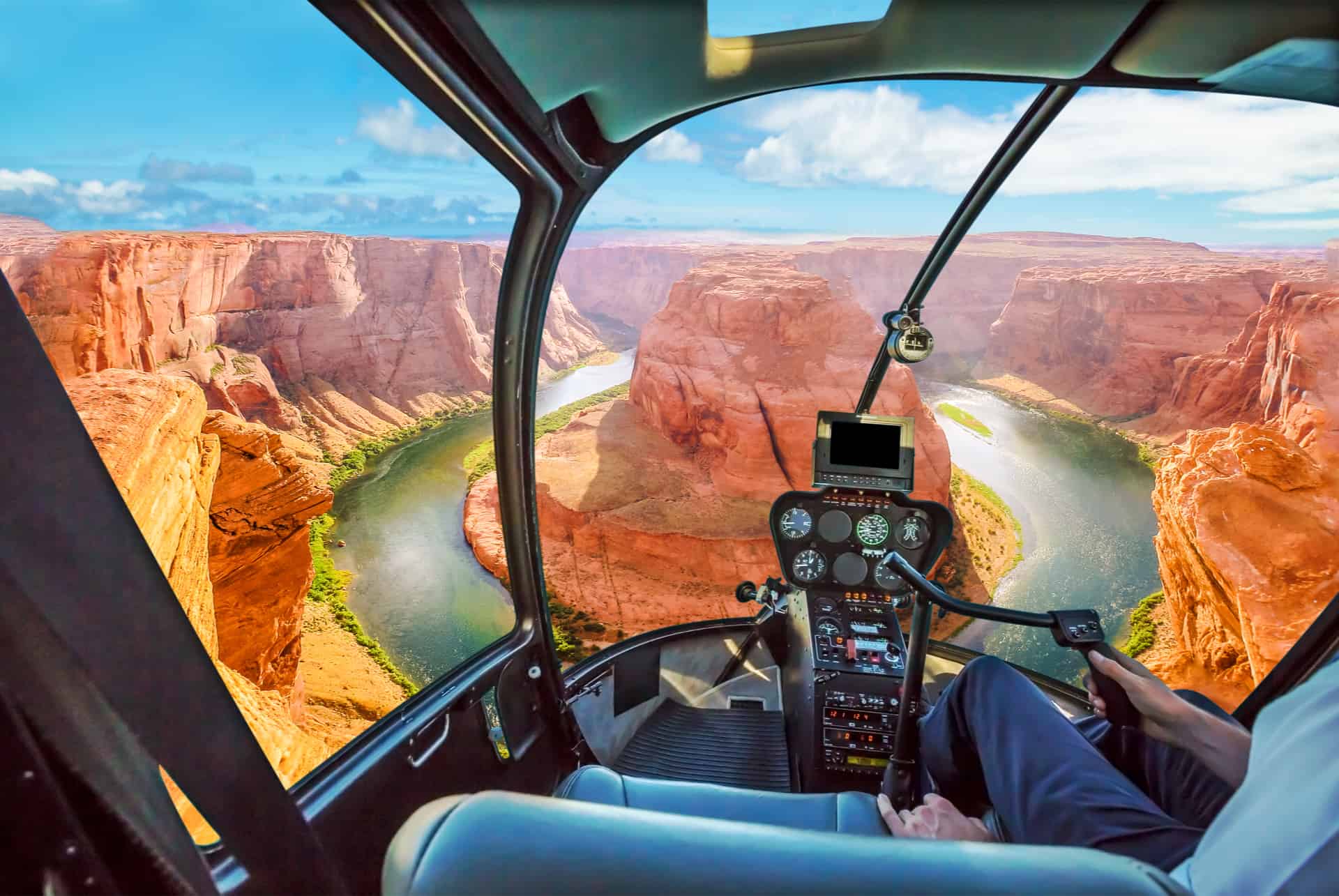 survol en helicoptere au grand canyon