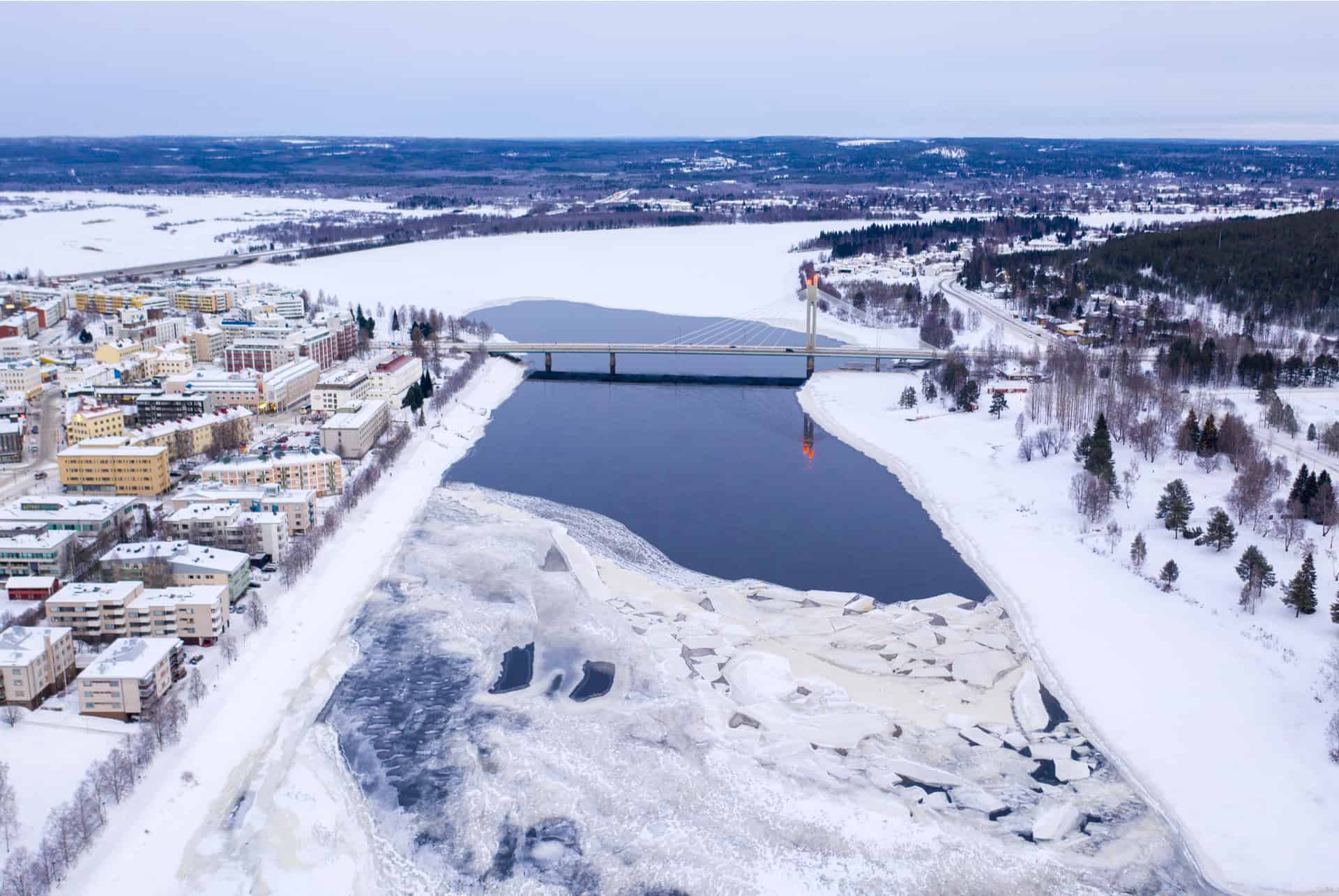 ou dormir a rovaniemi aerial