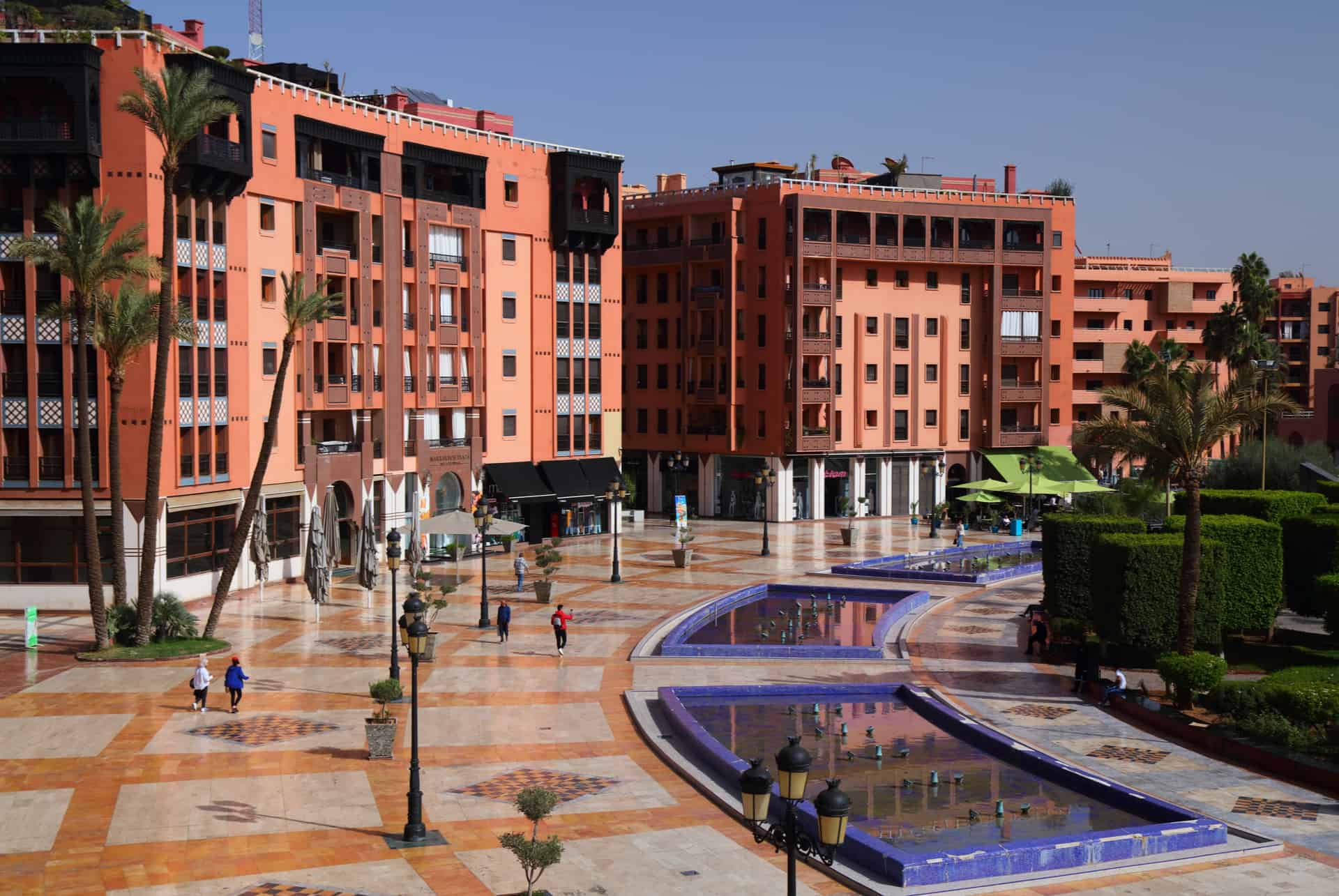 quartier du gueliz a marrakech