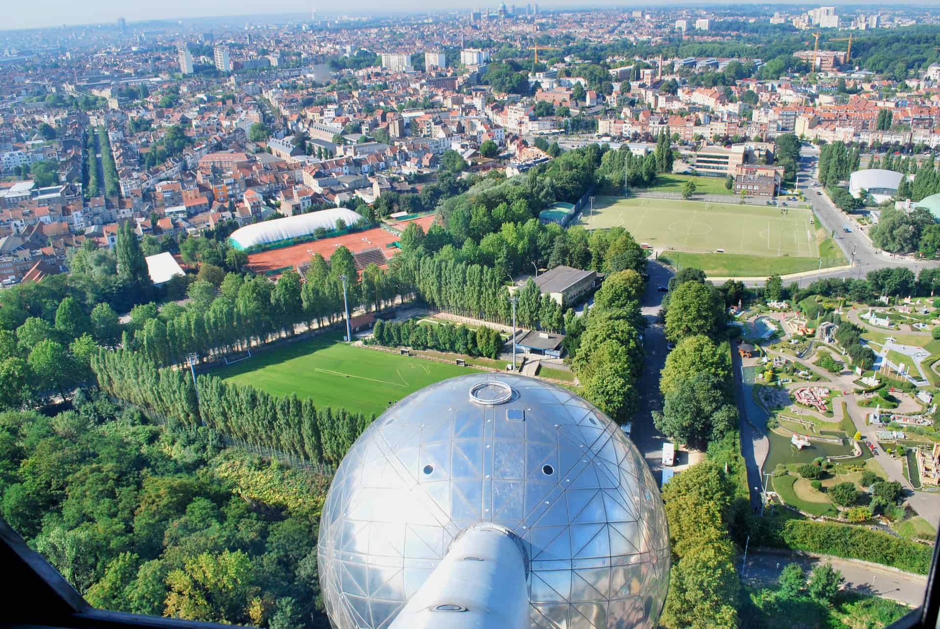 vue en haut de latomium