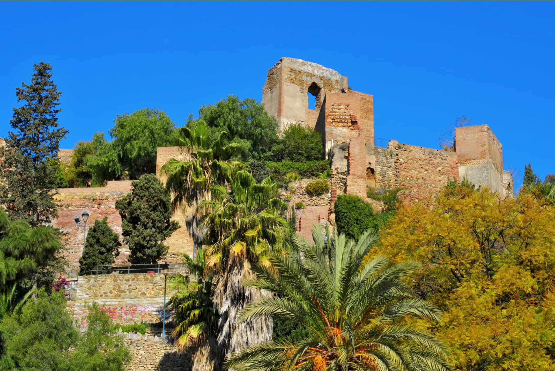 vue sur alcazaba a malaga