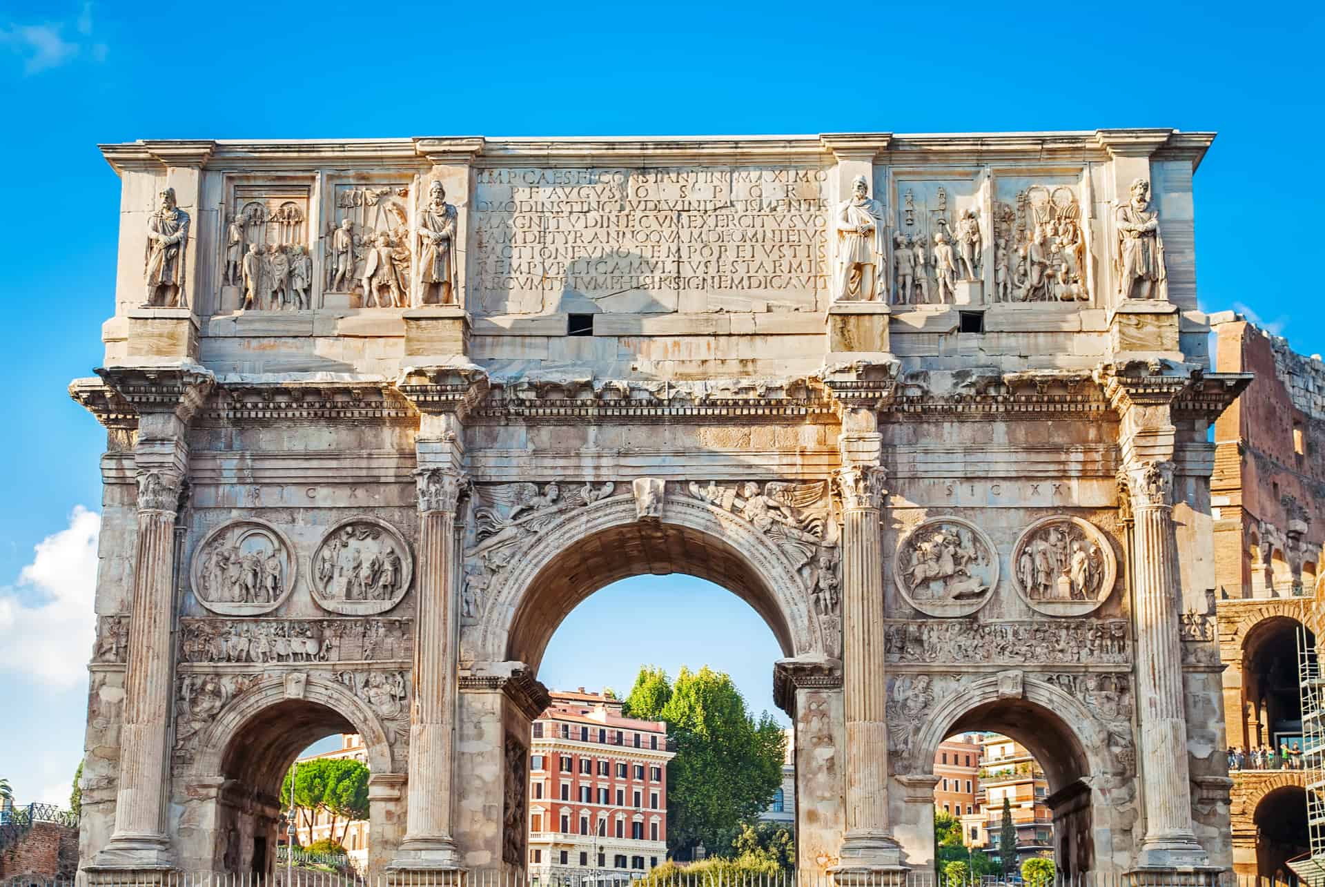 arc de constantine visiter rome mars