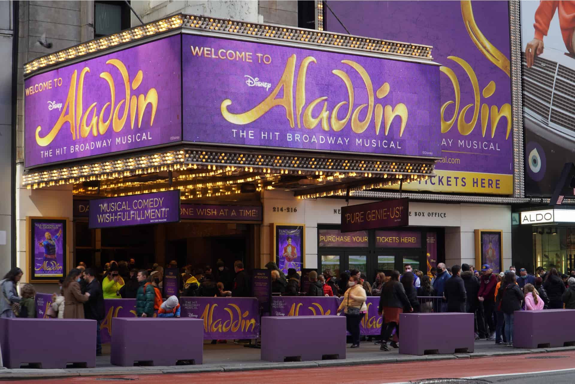 aladdin meilleures comedies musicales broadway