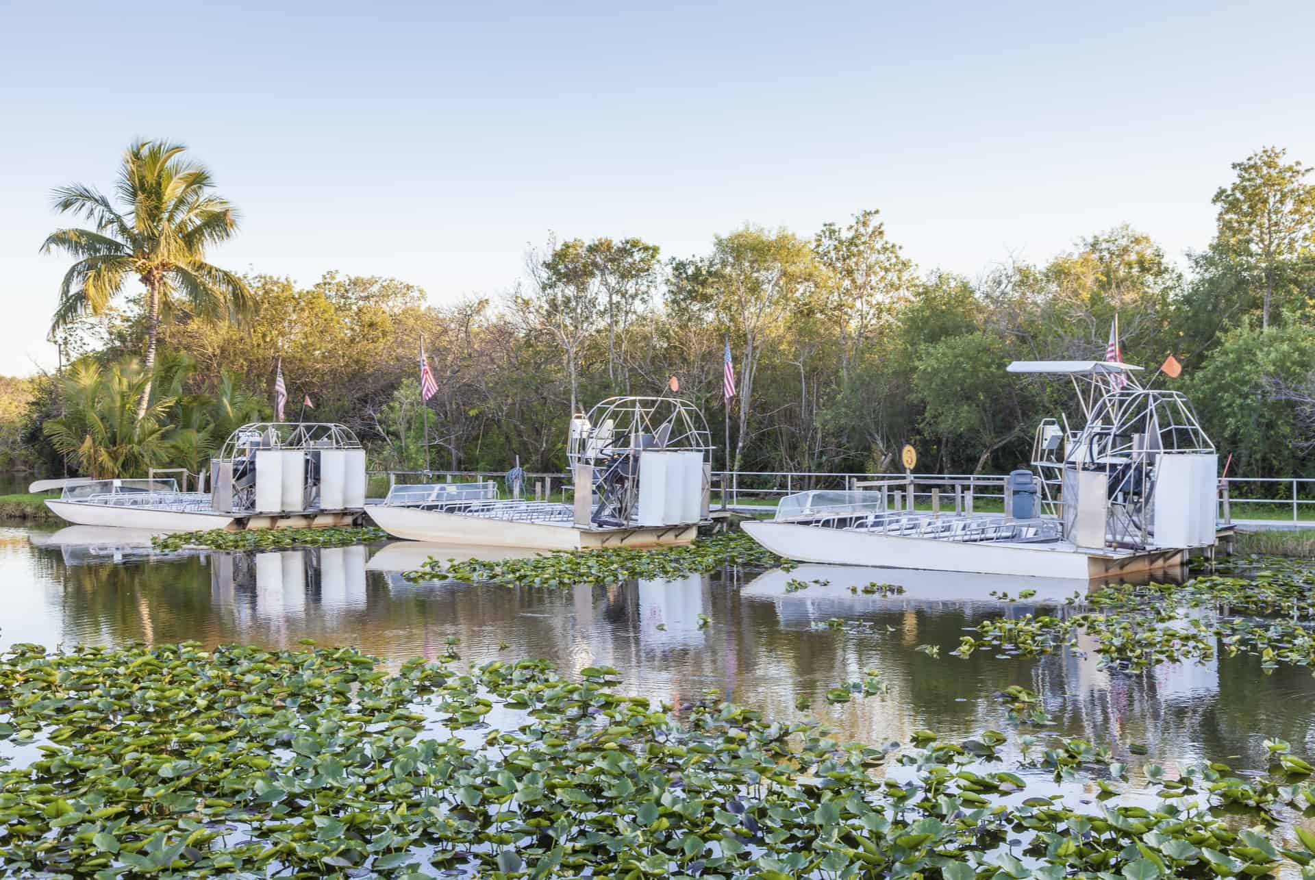 hydroglisseur dans les everglades