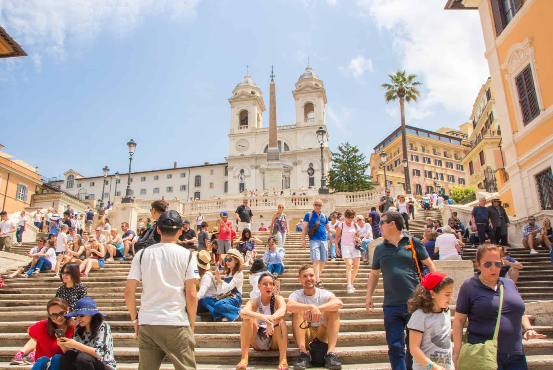 le tourisme a rome en aout