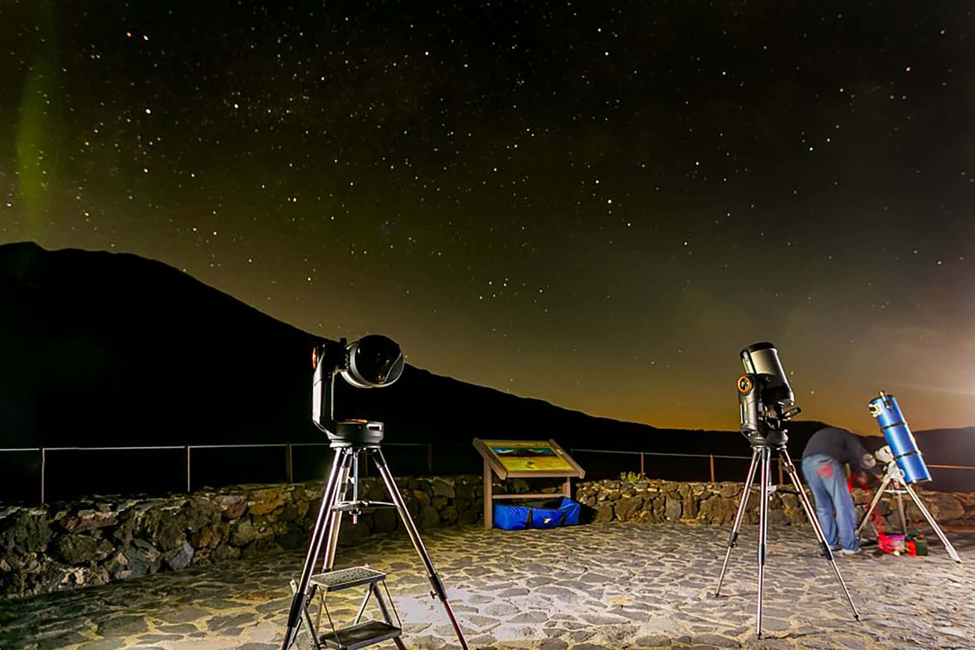 observer les etoiles dans le parc teide