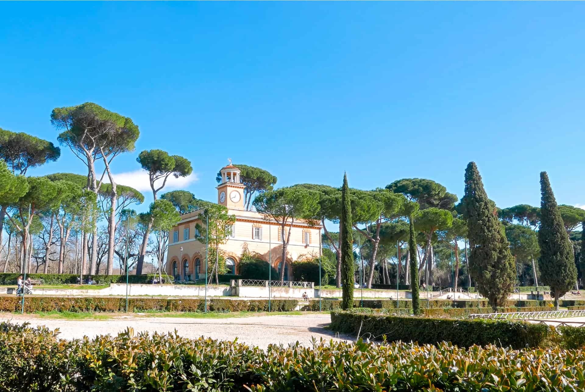 se rendre a la villa borghese