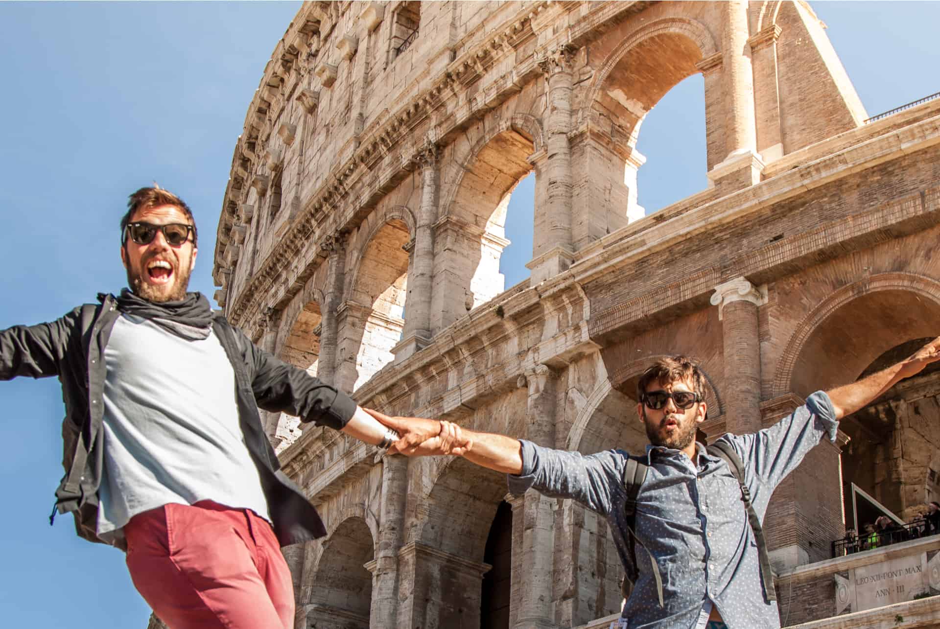 touristes rome