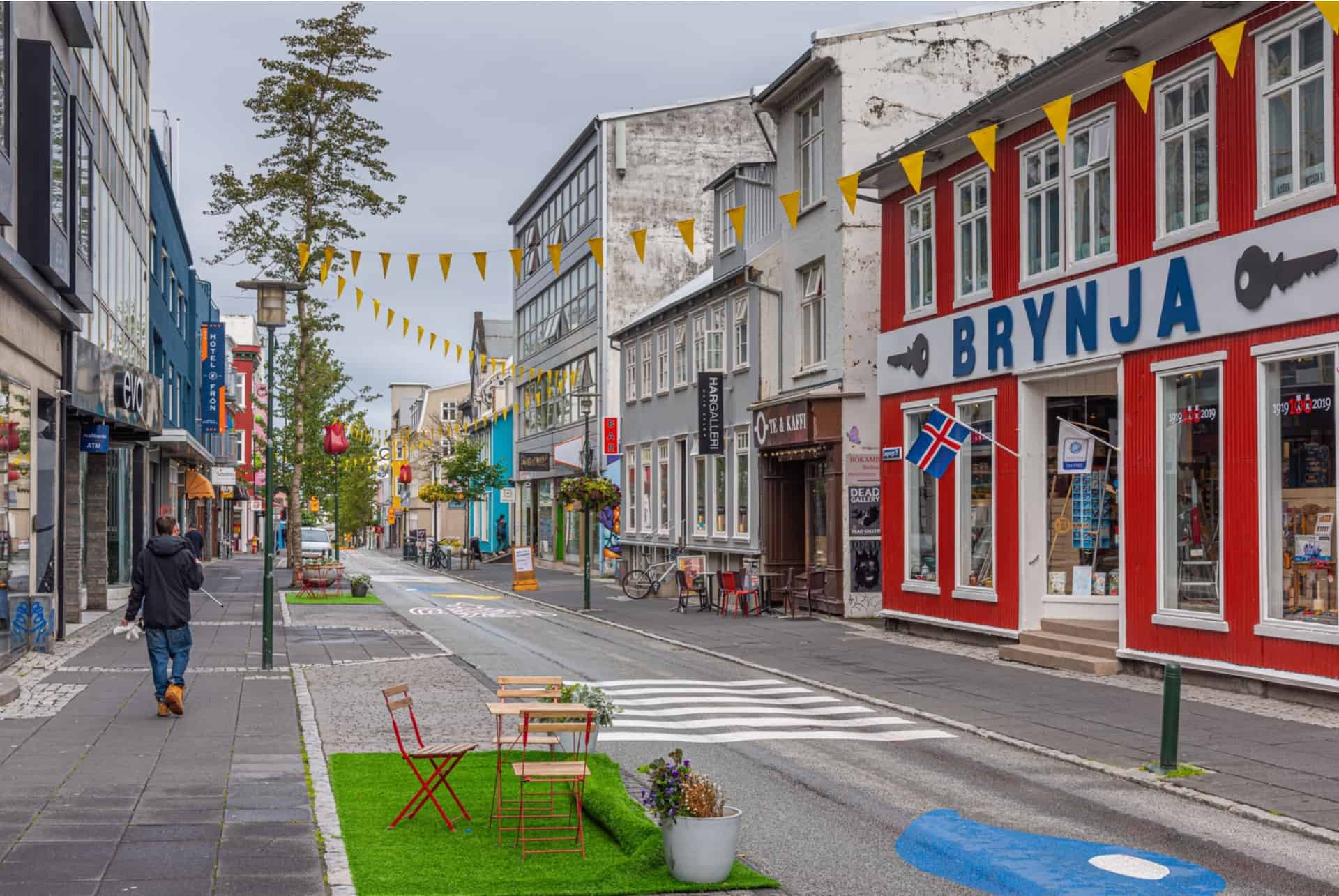 centre ville reykjavik laugavegur